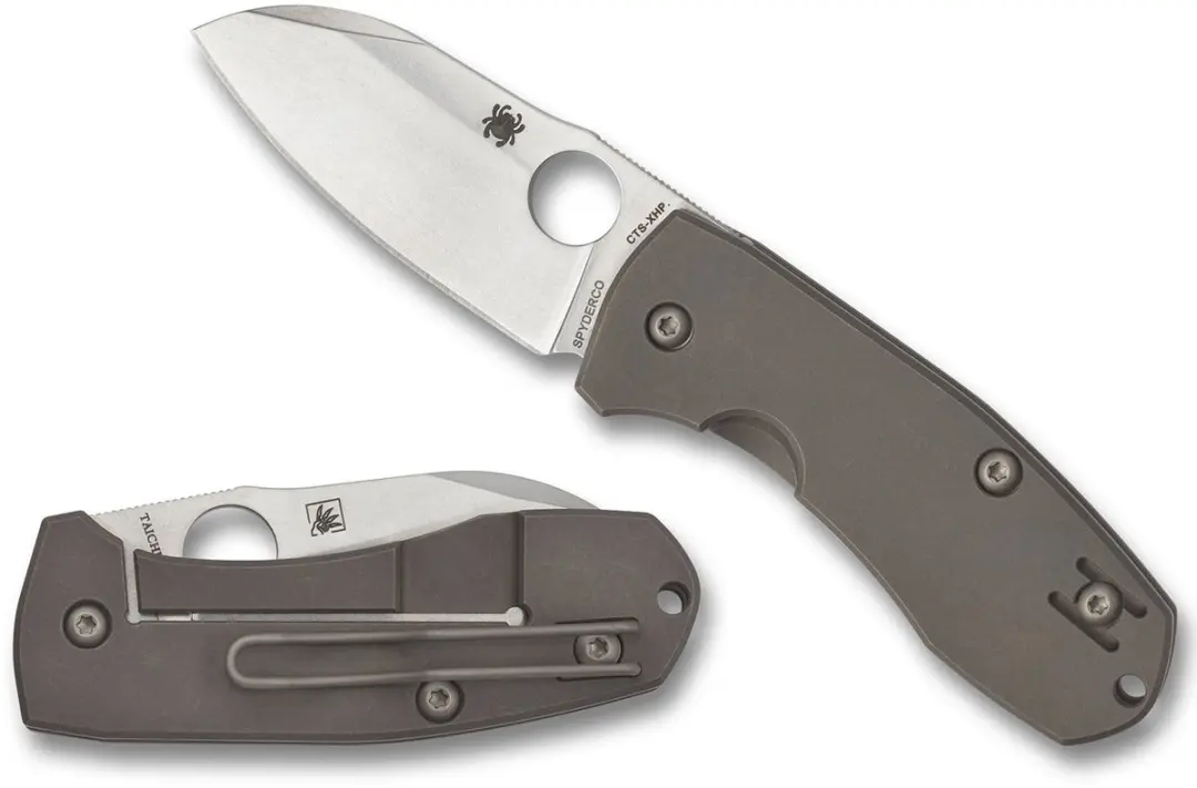 Spyderco Techno 2 Titanium CTS XHP PE