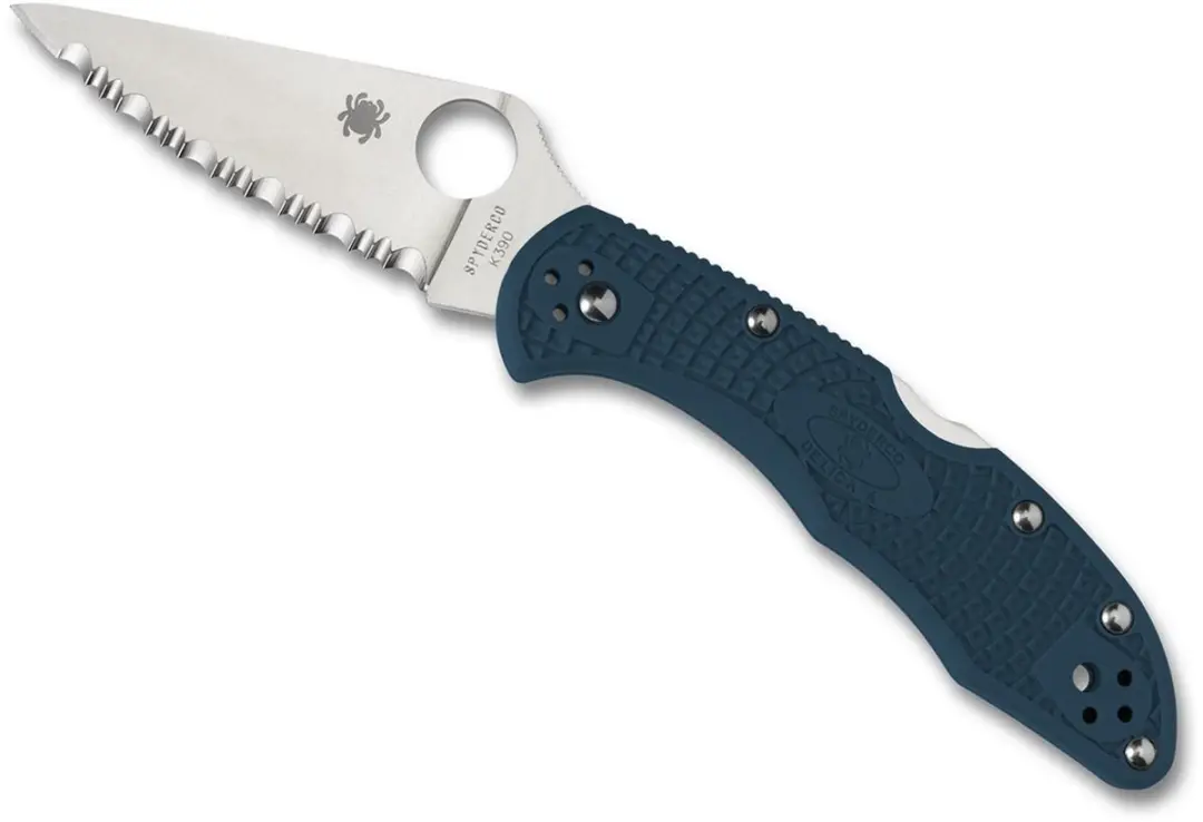 Spyderco Zakmes Delica 4 Lightweight Blue K390 SE