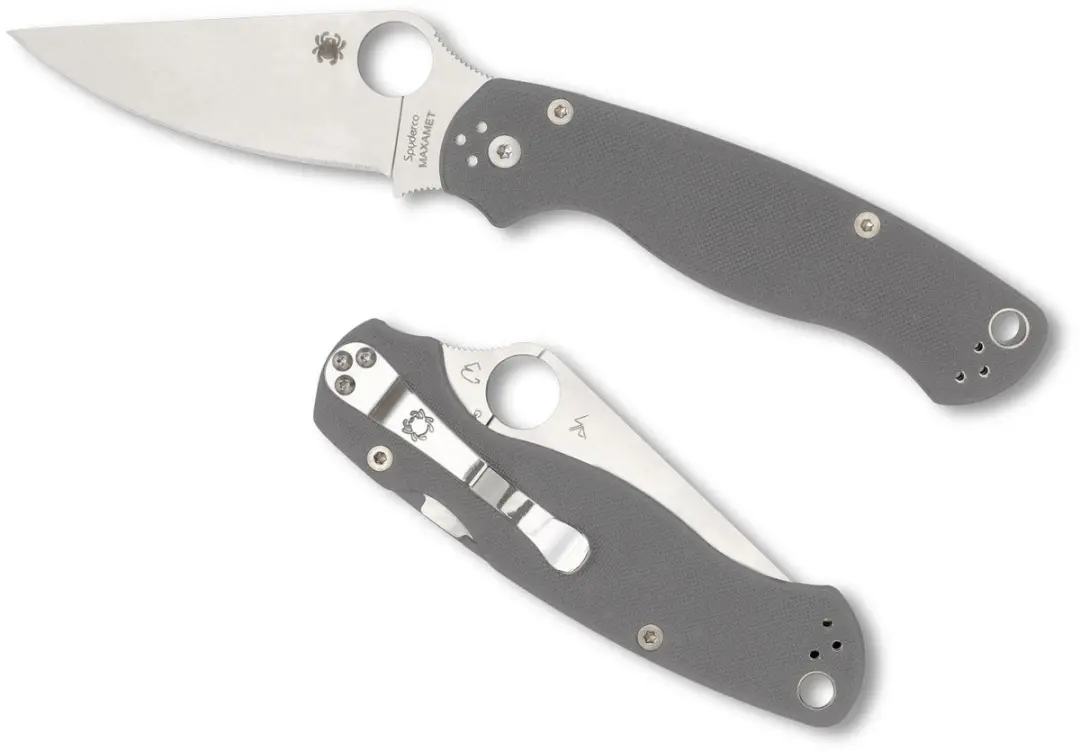 Spyderco Paramilitary 2 Gray Maxamet PE