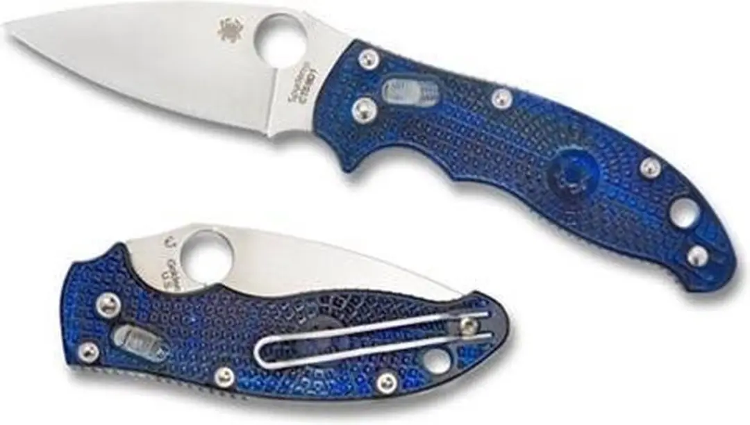 Spyderco Zakmes Manix 2 Lightweight Translucent Blue CTS BD1 PE