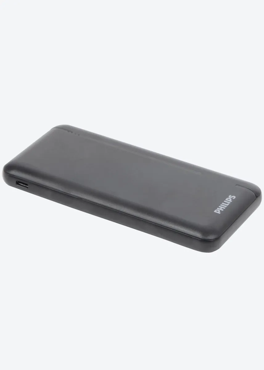Philips Powerbank DLP1812PB/10 10000mAh - 4 Poorten - 20W - Zwart