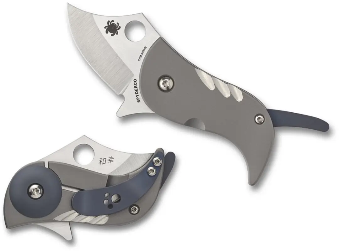 Spyderco Zakmes Pochi Titanium CPM S45CV PE