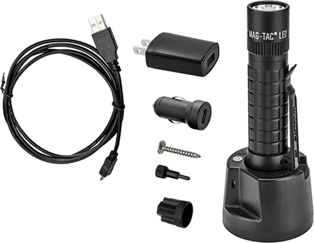 Maglite MAG-TAC LED Oplaadbare Zaklamp TRM1RE4 - Zwart - afbeelding 2 van 4