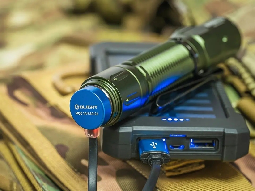 Olight Warrior 3S Zaklamp Groen - 2300 lm - afbeelding 5 van 6