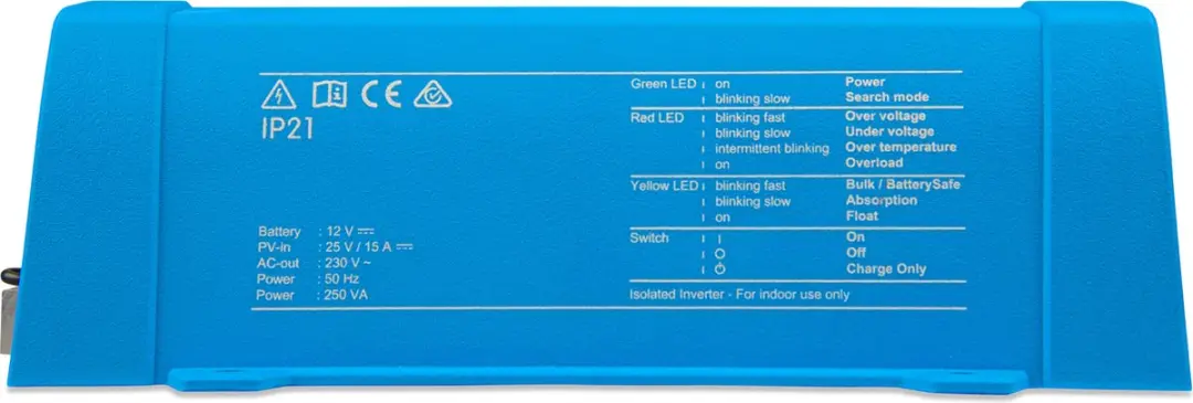 Victron Sun Inverter 12/250-15 IEC - afbeelding 4 van 6