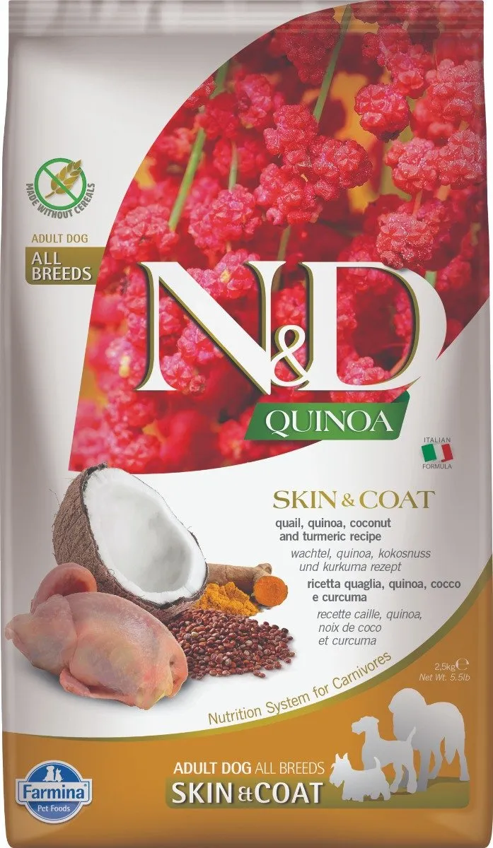 Farmina N&D Quinoa Hondenvoer Adult Quail 2,5 kg
