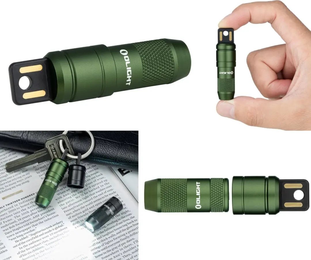 Olight USB Sleutelhanger Mini Zaklampje Groen Oplaadbare Pocket Zaklamp Lamp Opl