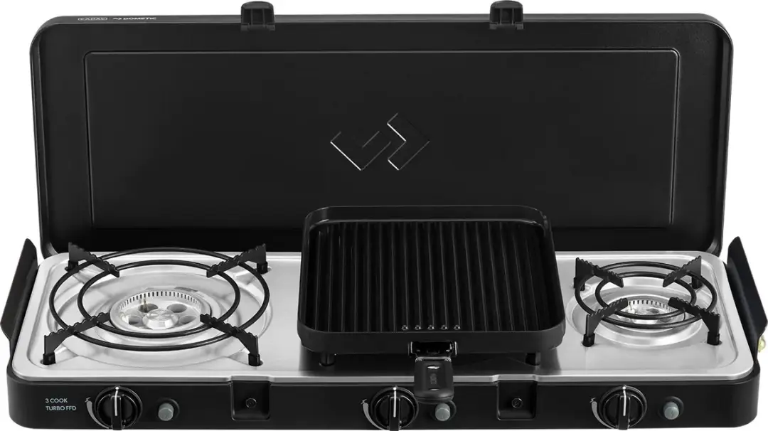Cadac 3 Cook Turbo FFD Deluxe 303FC-20-EF Kooktoestel - Zwart - afbeelding 3 van 6