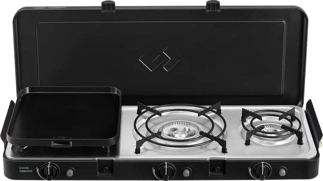 Cadac 3 Cook Turbo FFD Deluxe 303FC-20-EF Kooktoestel - Zwart - afbeelding 6 van 6