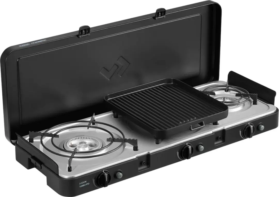 Cadac 3 Cook Turbo FFD Deluxe 303FC-20-EF Kooktoestel - Zwart - afbeelding 5 van 6