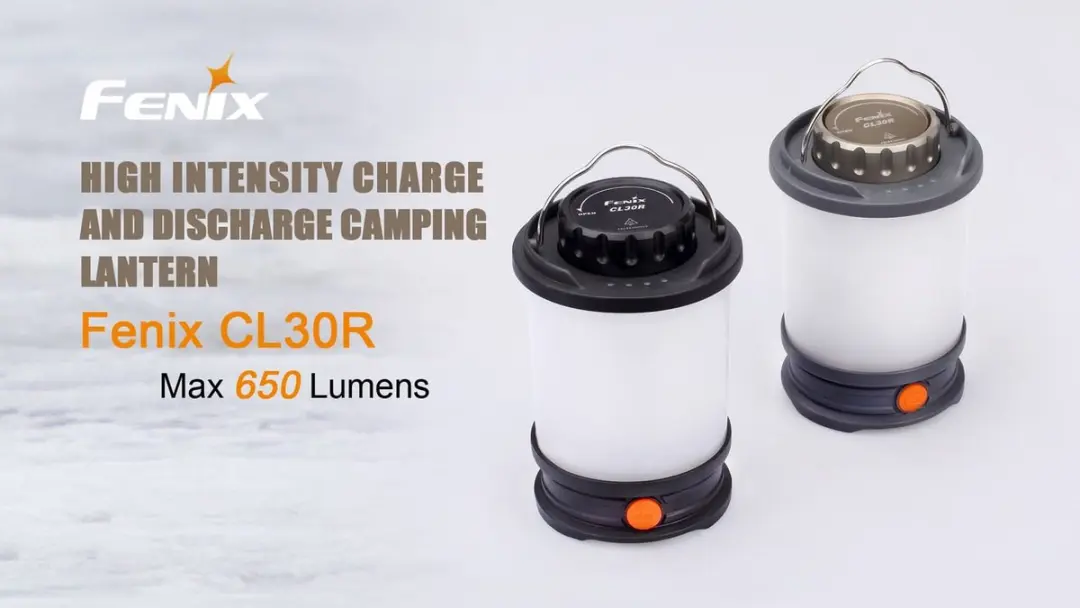 Fenix CL30R FECL30R Campinglamp - 650 Lumen - Zwart - afbeelding 5 van 6