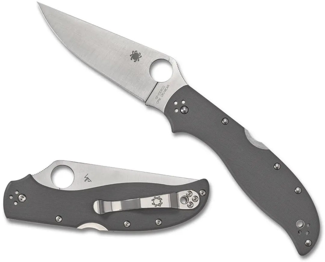 Spyderco Zakmes Stretch 2 XL Grijs CPM Cru-Wear PE