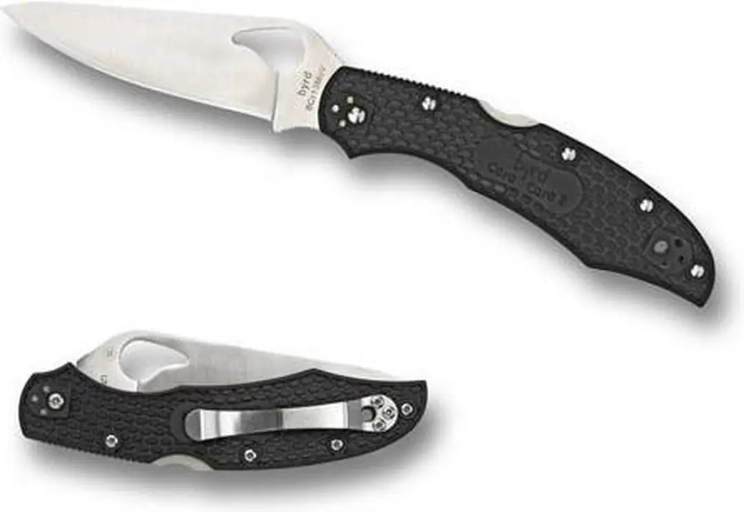 Spyderco Zakmes Byrd Cara Cara 2 Lightweight Black 8Cr13MoV PE
