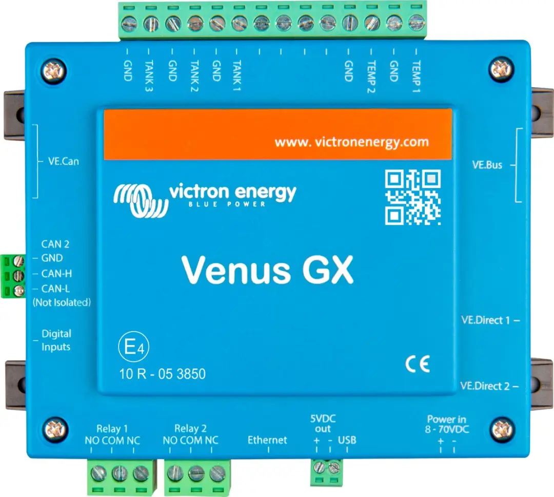Victron Venus GX Communicatiecentrum - Zwart - afbeelding 2 van 6