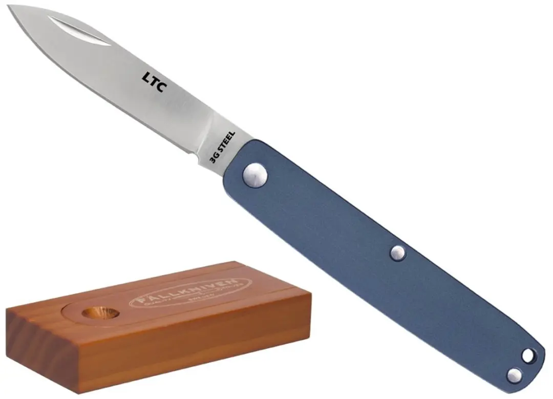 Fällkniven Zakmes Legal to Carry Blauw Folder, Laminated