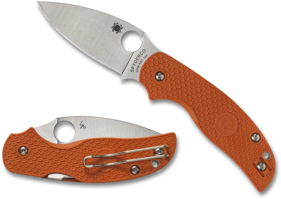 Spyderco Sage 5 Lightweight burnt-orange REX 121