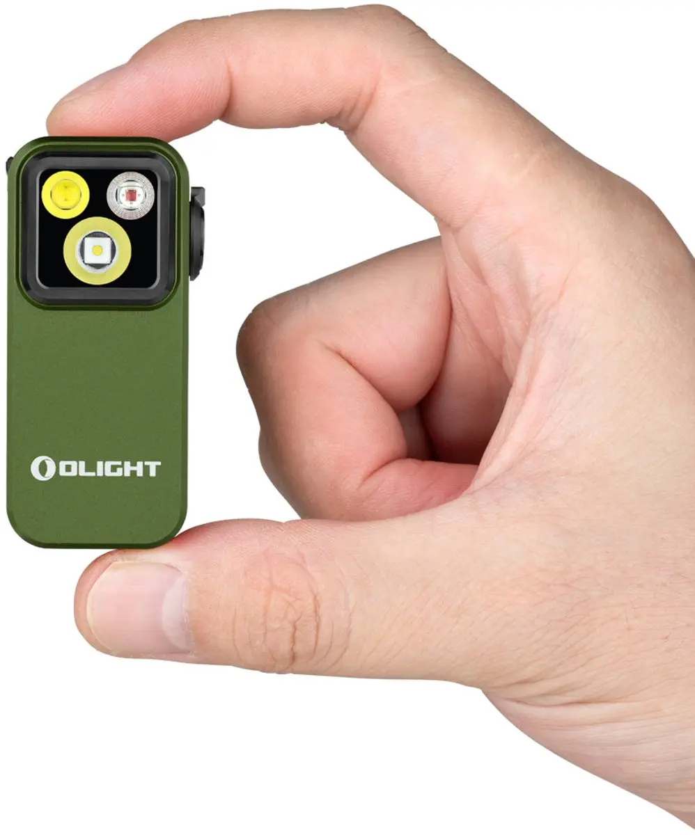 Olight Oclip Pro Mobiele LED Lamp - Groen - afbeelding 6 van 6