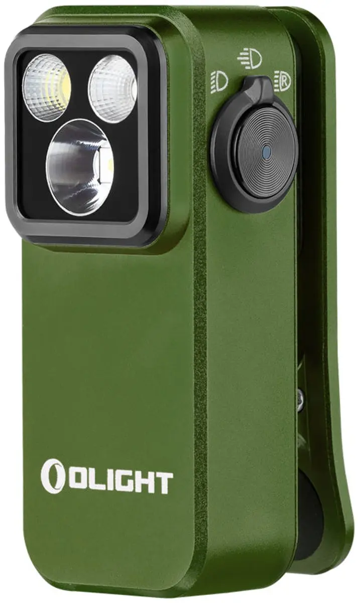 Olight Oclip Pro Mobiele LED Lamp - Groen - afbeelding 4 van 6