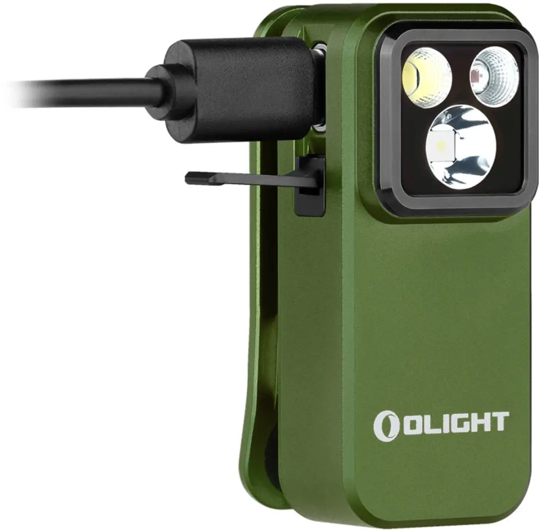 Olight Oclip Pro Mobiele LED Lamp - Groen - afbeelding 3 van 6