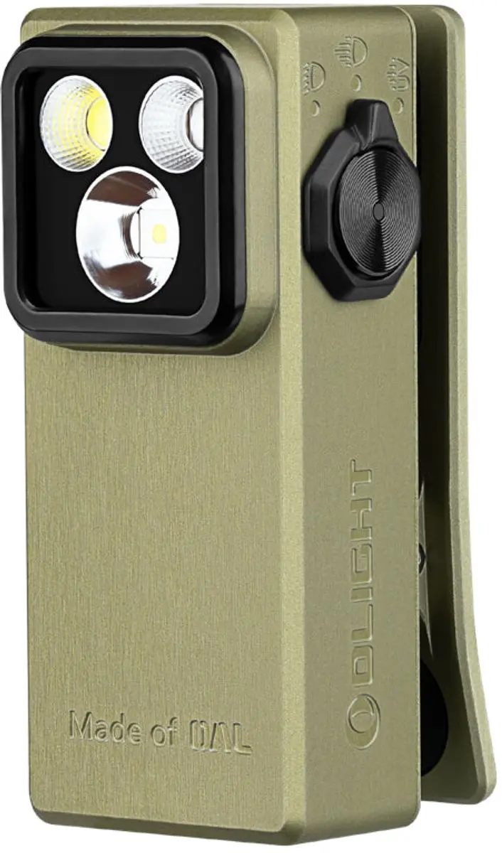 Olight Oclip Ultra Zaklamp - 530 lm - Olive Green - afbeelding 2 van 6