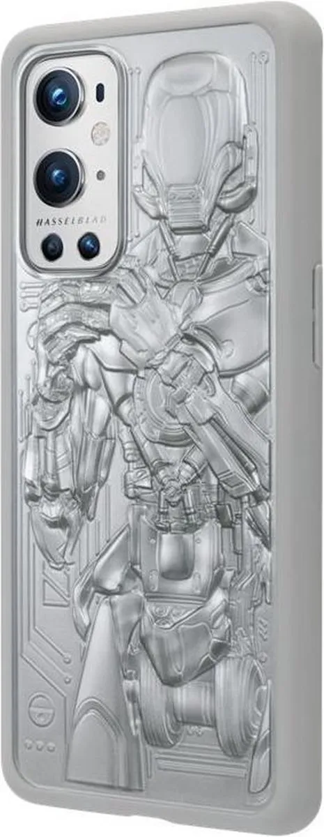 OnePlus 9 Pro Unique Bumper Case - Droid Zilver