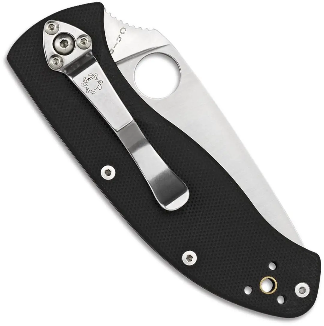 Spyderco Tenacious Zakmes Black 8Cr13MoV PE - afbeelding 2 van 3