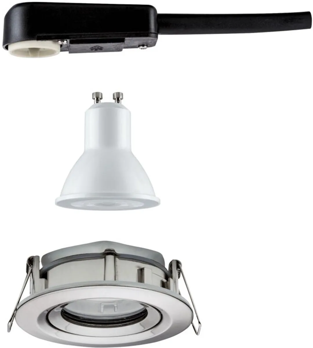 Paulmann Nova Plus LED-inbouwlamp 6W 470lm GU10 4000K - Staal geborsteld