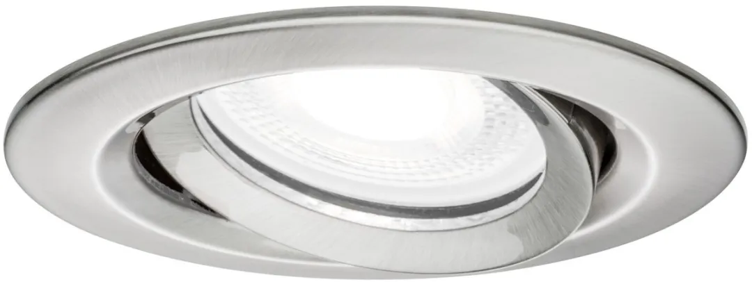 Paulmann Nova Plus LED-inbouwlamp 6W 470lm GU10 4000K - Staal geborsteld