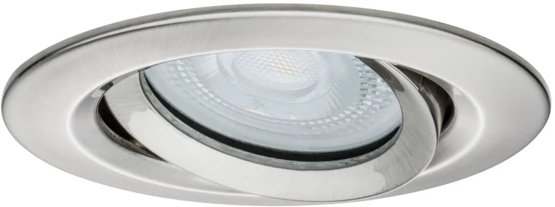 Paulmann Nova Plus LED-inbouwlamp 6W 470lm GU10 4000K - Staal geborsteld