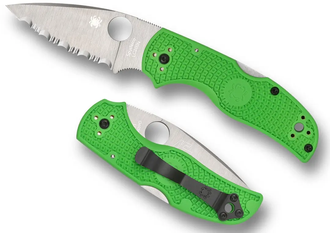 Spyderco Native 5 Salt Green Lightweight LC200N SE