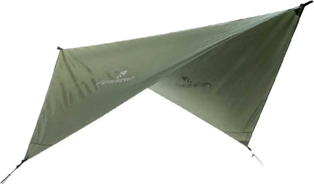 Ferrino Rain Tarp met Dry Sack - 240x240cm - Leger Groen - afbeelding 4 van 4