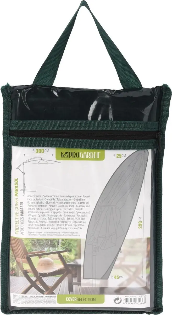 Afdekhoes voor hangparasol 220cm