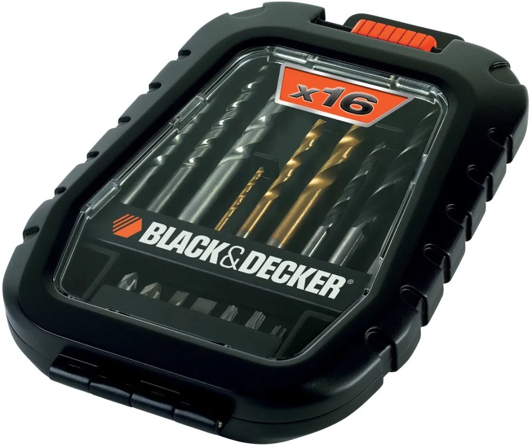 BLACK+DECKER A7186-XJ Titanium Boren & Bits Set 16-delig