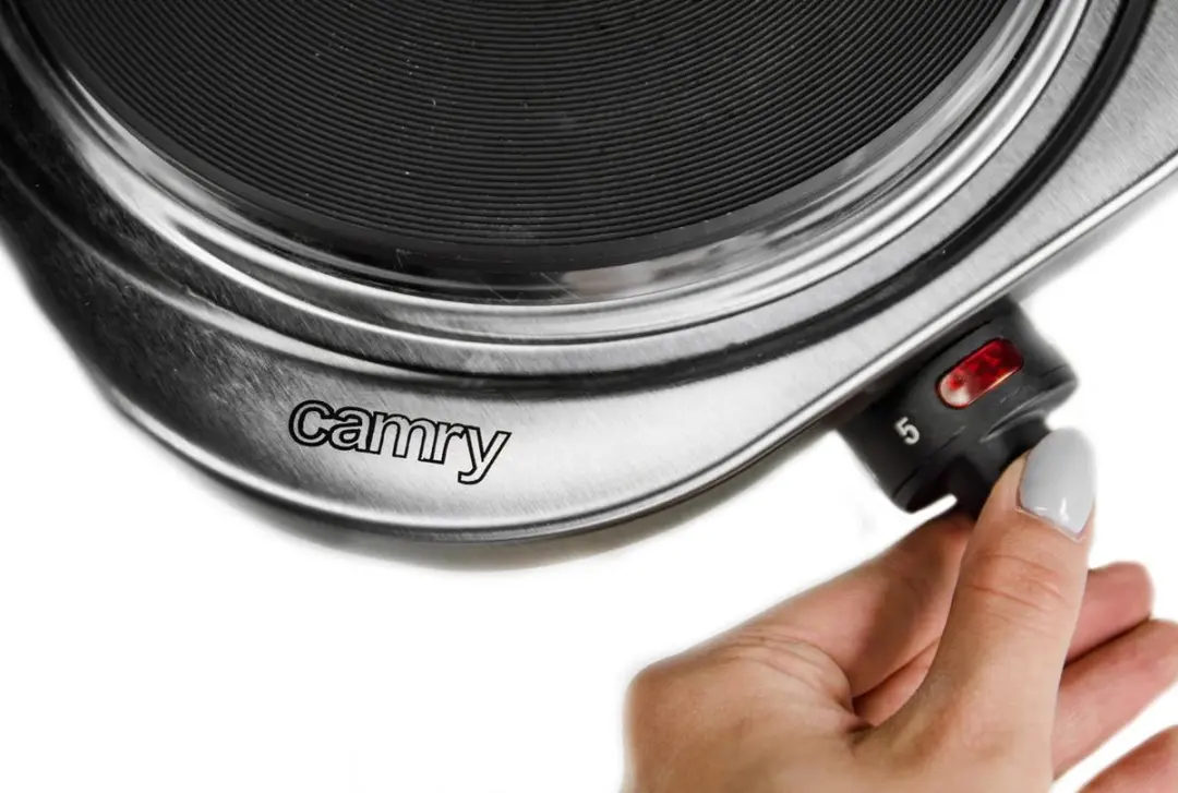 Camry CR6510 Kookplaat - 1500W - Zilverkleurig - afbeelding 2 van 6