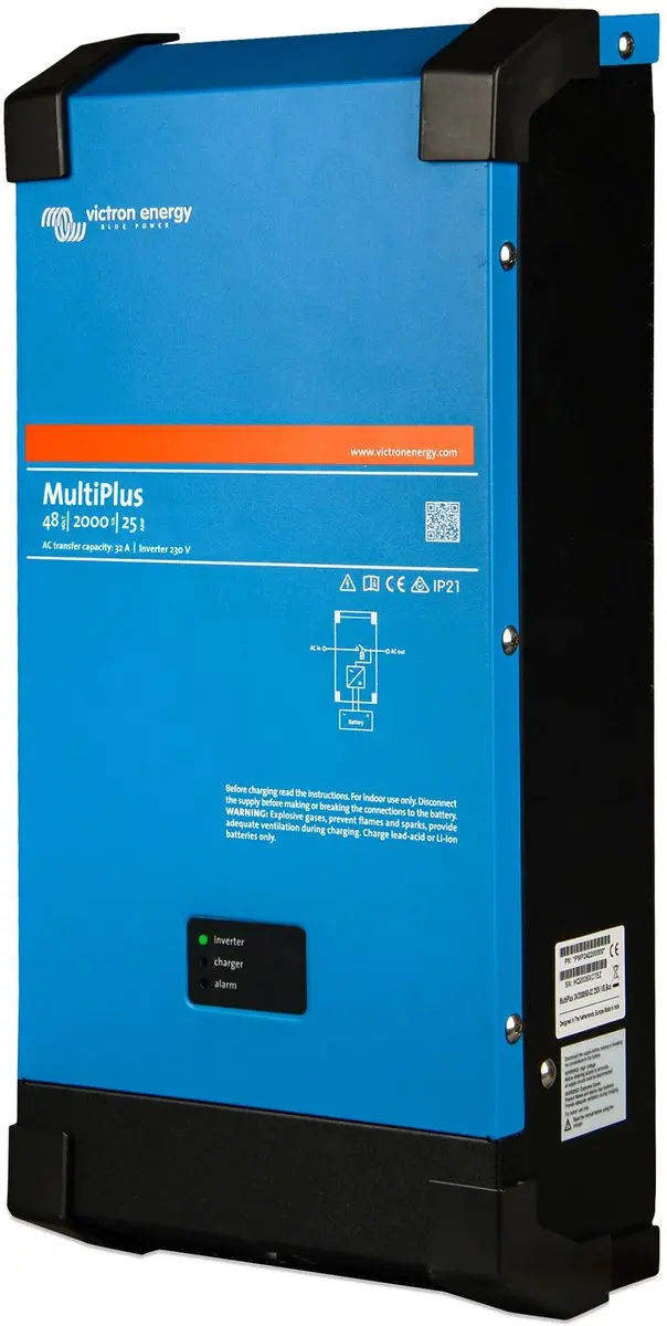 Victron MultiPlus 48/2000/25-32 Omvormer en Acculader - afbeelding 3 van 6