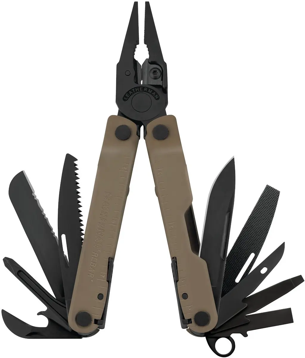 Leatherman Rebar LE 4200-COY Multitool - Bruin - afbeelding 2 van 3