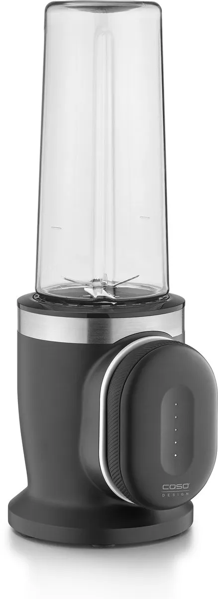 CASO Click & Blend Draadloze Blender – 240 Watt – 14.000 RPM – RVS 4-Mes System – BPA-vrije Tritan Kan 500 ml – USB-C Opladen
