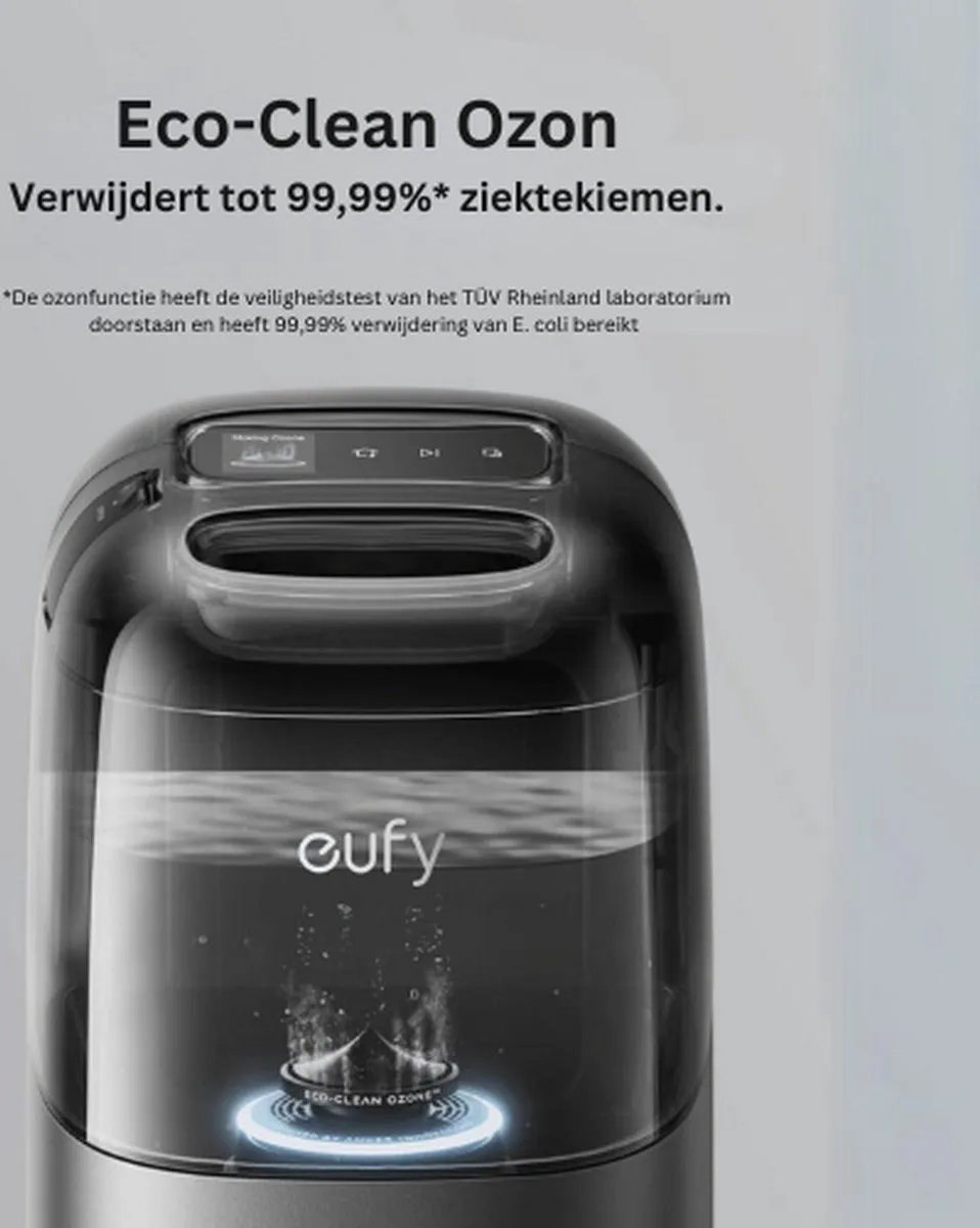 Eufy Clean S1 Pro Robotstofzuiger T2080GA1 - 8.000 Pa - Zwart