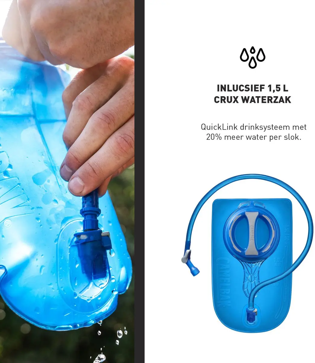CamelBak Dart Drinkzak - Zwart - afbeelding 3 van 6