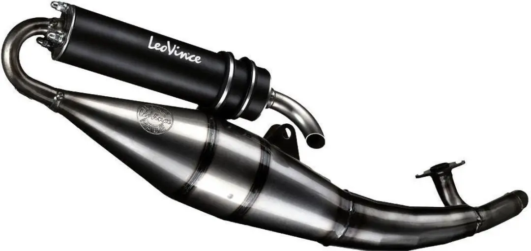 LeoVince TT Black Edition Scooteruitlaat Piaggio Zip 50 2T - afbeelding 3 van 6