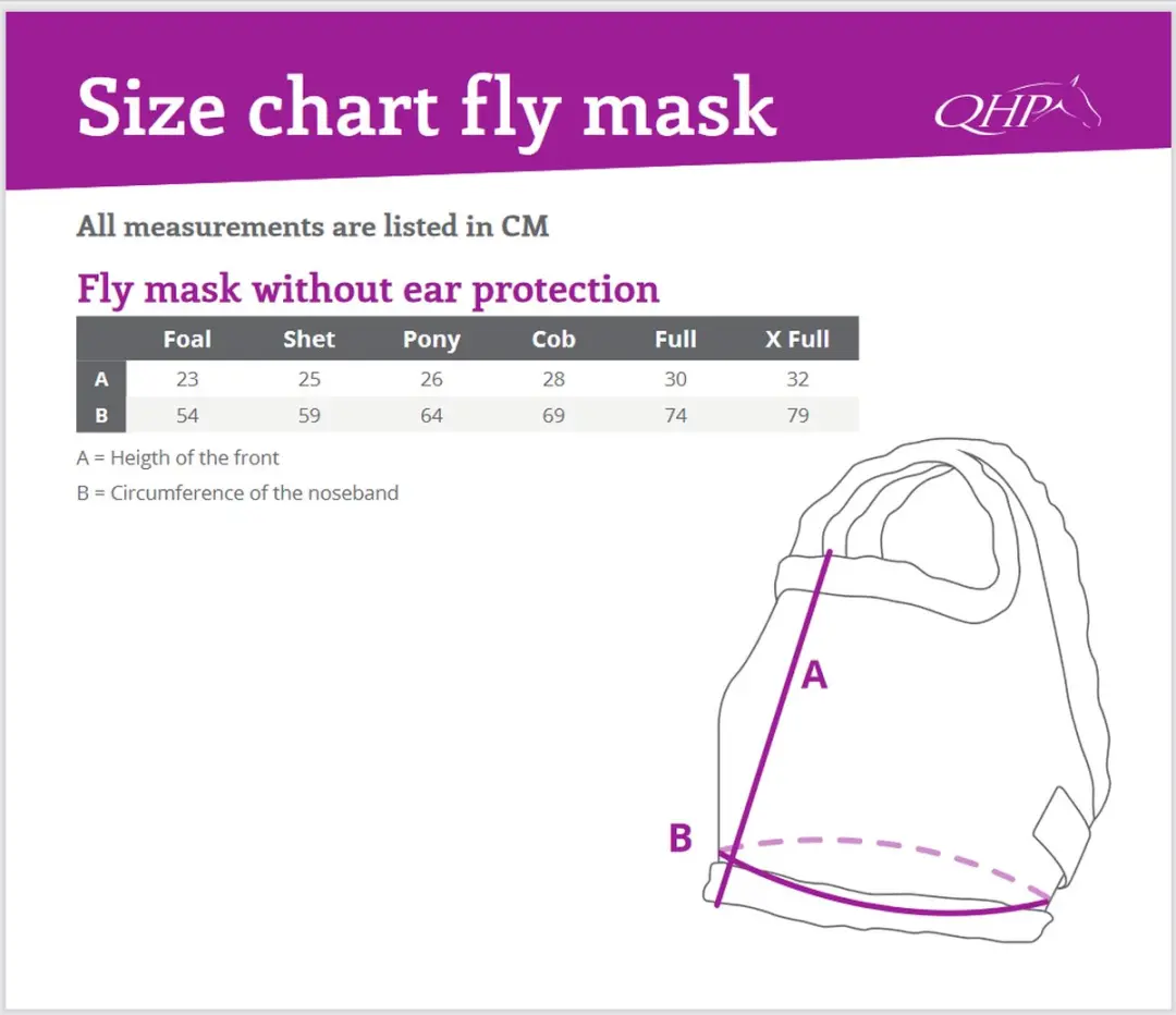 QHP Q-essentials Fly Vliegenmasker Pony - Grijs - afbeelding 6 van 6