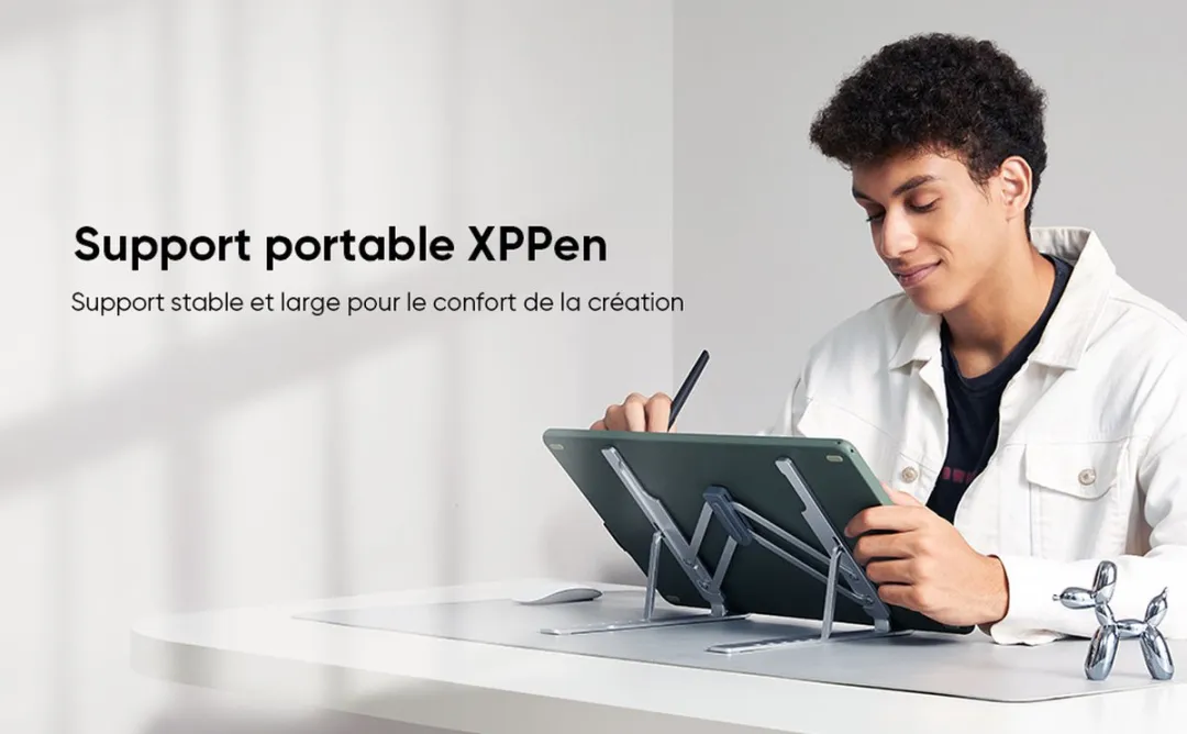 XPPen ACS05 Verstelbare en Opvouwbare Aluminium Ondersteuning voor Grafische Tablets van 12 tot 16 inch