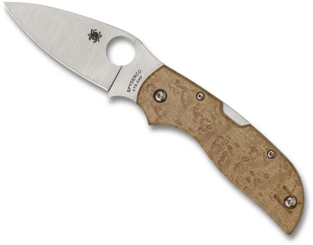 Spyderco Zakmes Chaparral Birdseye Maple CTS XHP PE