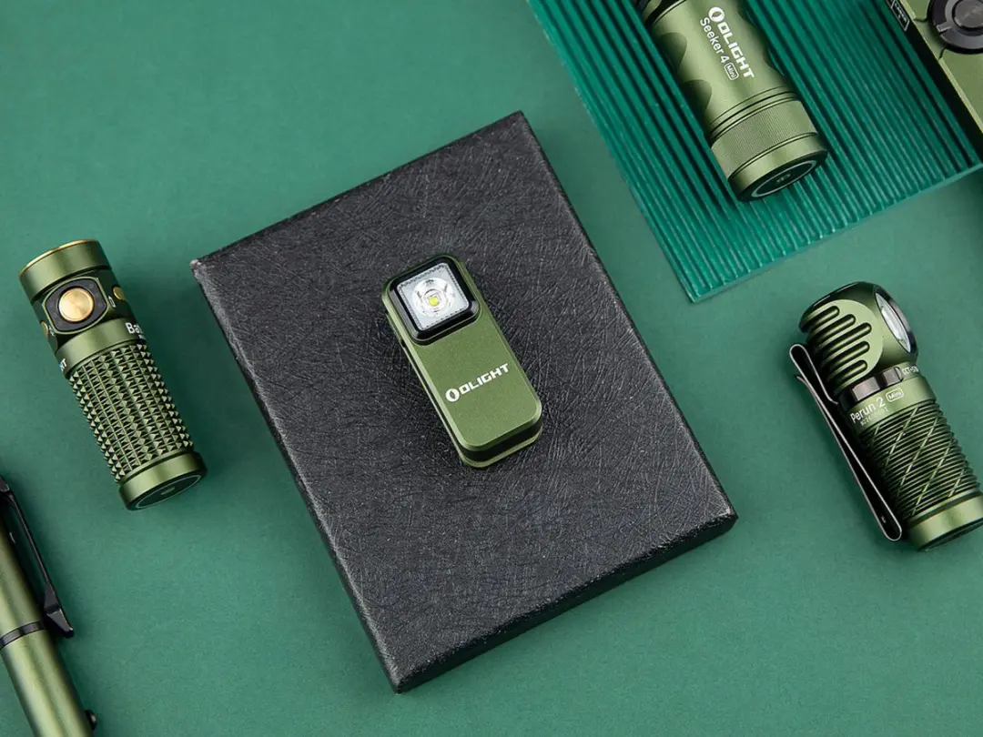 Olight Oclip LED Mobiele Lamp - Groen - afbeelding 2 van 6