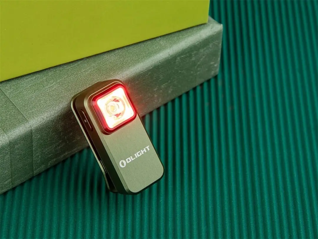 Olight Oclip LED Mobiele Lamp - Groen - afbeelding 6 van 6
