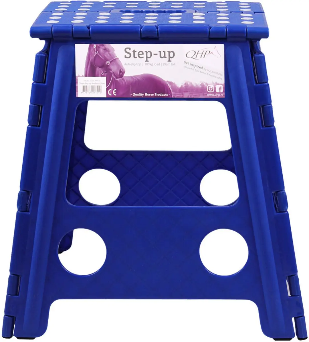 QHP Step-Up Opstapkruk - 39cm - Fuchsia - afbeelding 3 van 6