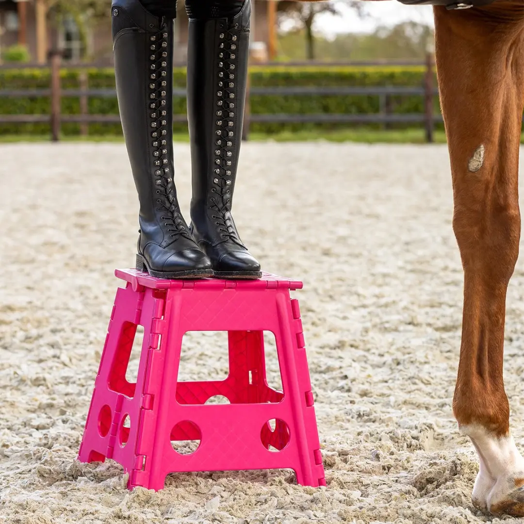 QHP Step-Up Opstapkruk - 39cm - Fuchsia - afbeelding 2 van 6