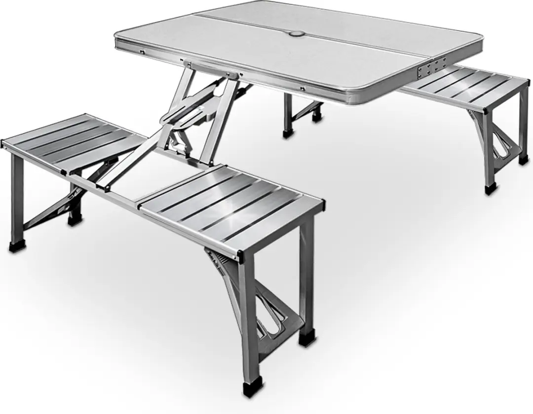 Deuba Campingtafelset Aluminium 4 Stoelen