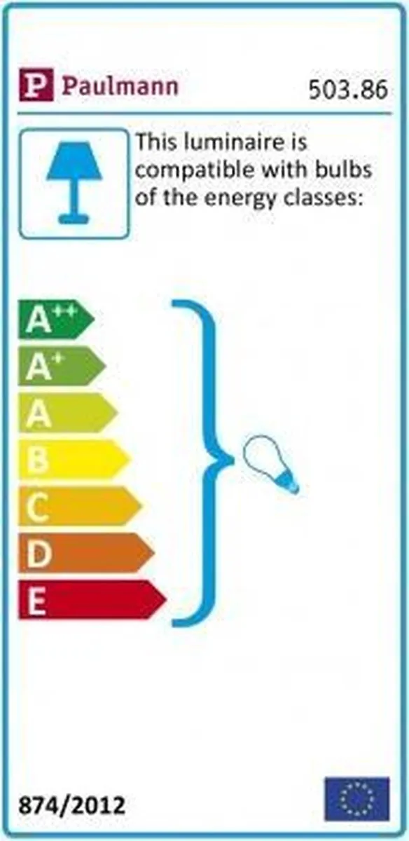 Paulmann Neordic Hanglamp Eldar E27 60W - Rood, Nikkel geborsteld