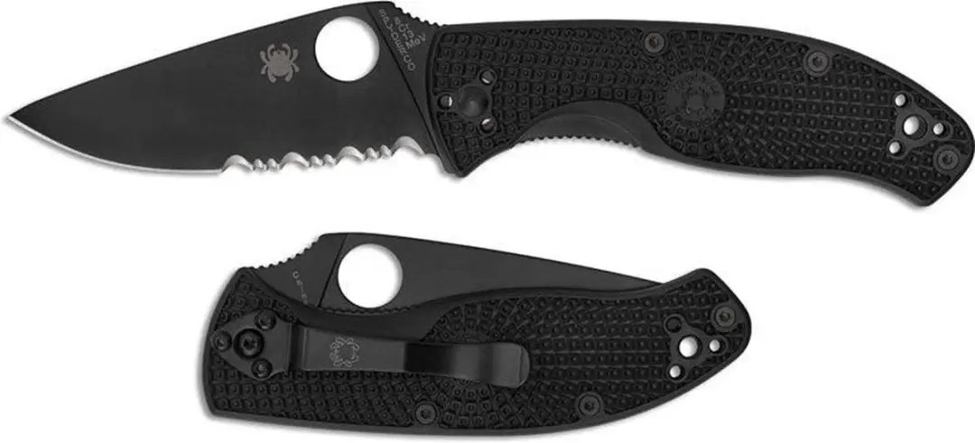 Spyderco Tenacious Lightweight Zakmes C122SBK - Zwart - afbeelding 2 van 2